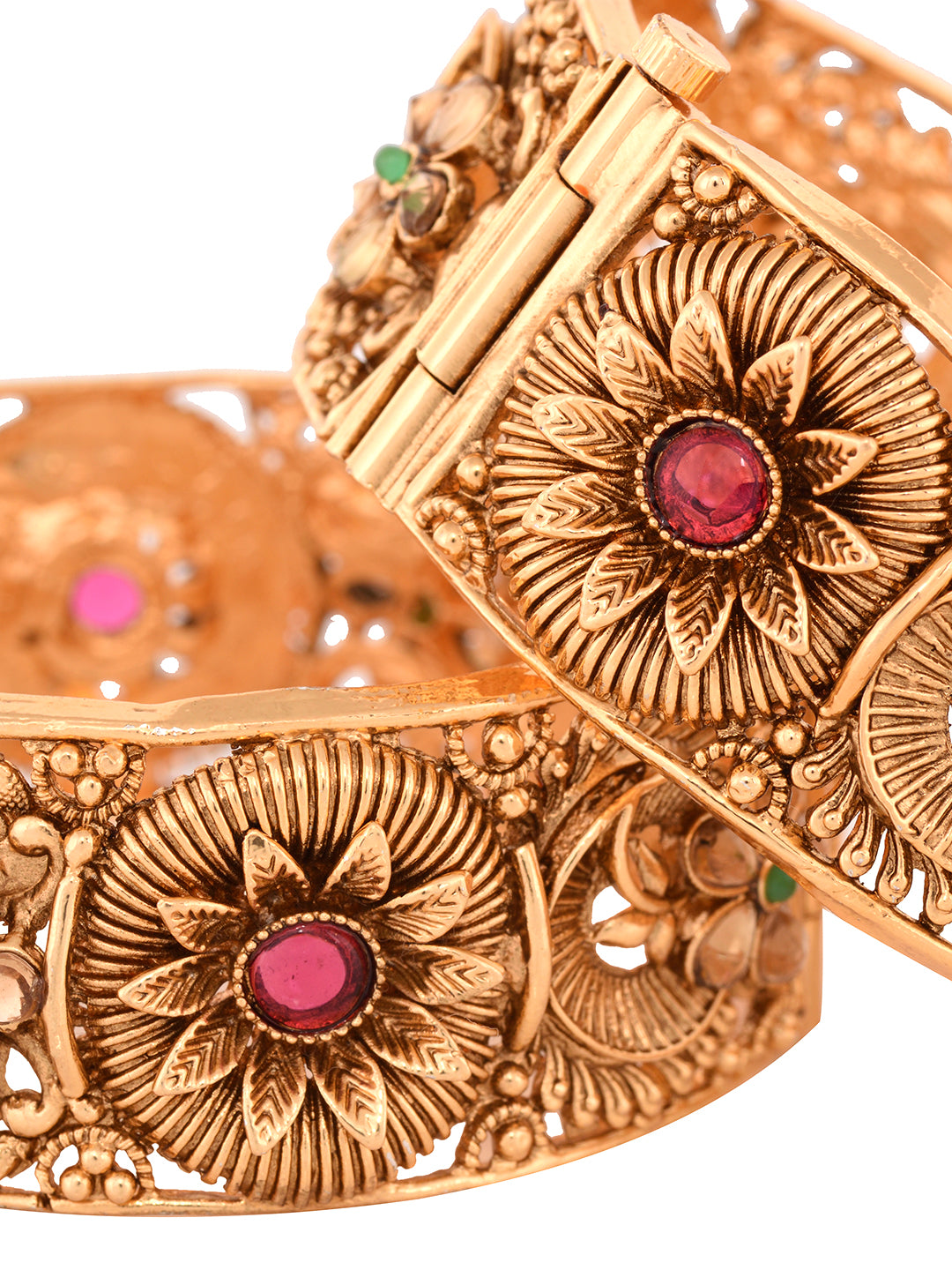 Tanishq gold hot sale red bangles